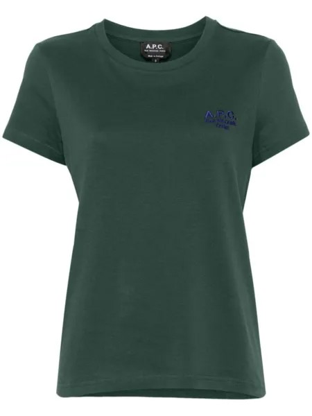 A.P.C. футболка Denise, зеленый