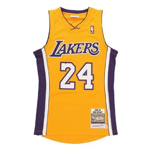 Майка Mitchell & Ness NBA Authentic Jersey 'Los Angeles Lakers - Kobe Bryant 2008-09', желтый