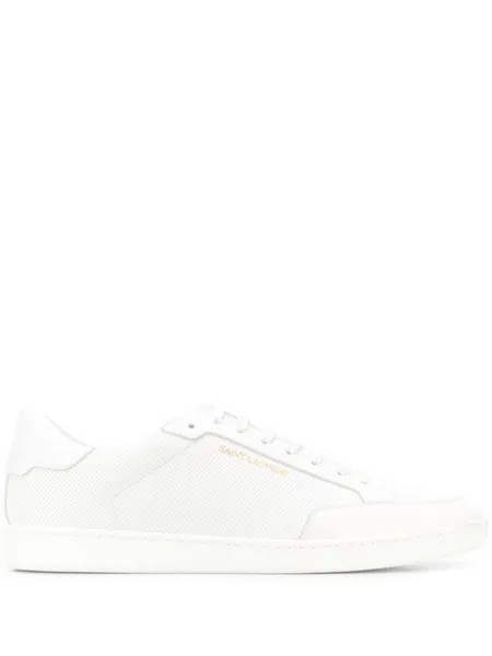 Saint Laurent кеды Andy с перфорацией, белый