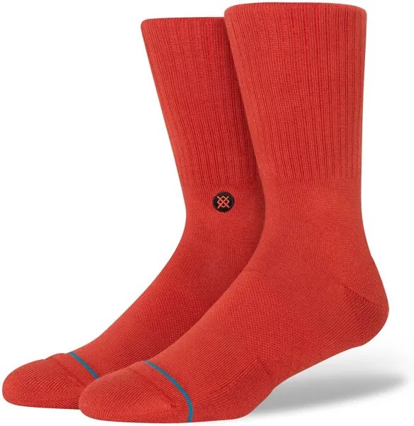 Носки Stance Icon, цвет Dark Red