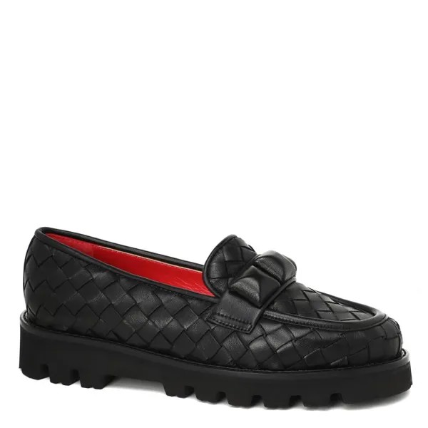 Лоферы женские Pas De Rouge 4510 черные 40 EU