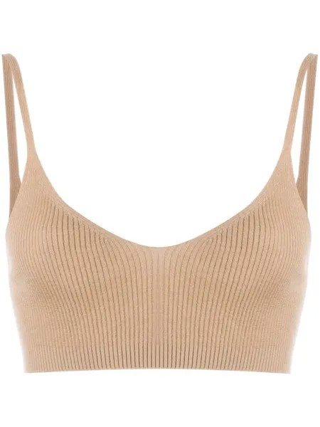 Cashmere In Love укороченный топ в рубчик