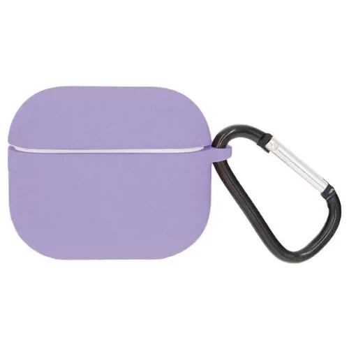 Чехол для Airpods 3 Viva Case с карабином Purple