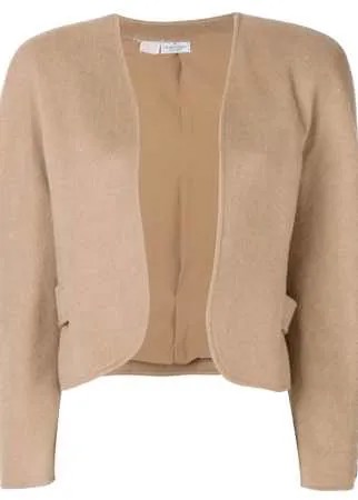 Valentino Pre-Owned куртка без застежек в стиле 1980-х