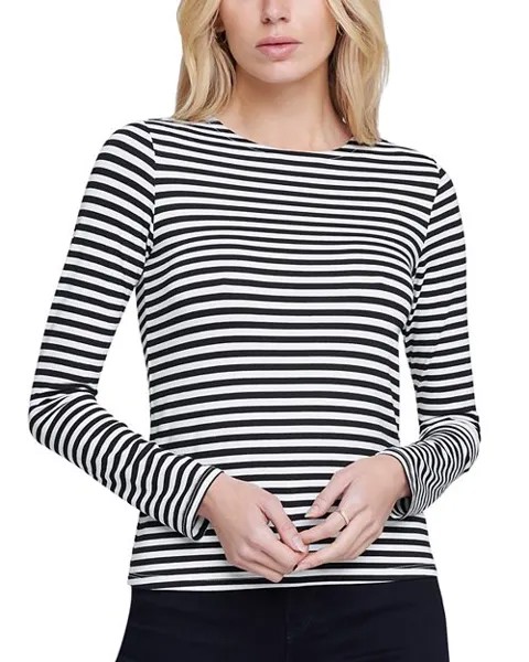 Футболка Tess с круглым вырезом L'AGENCE, цвет Black