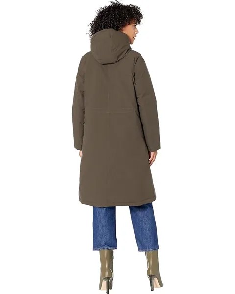 Пальто Sanctuary Reversible Hooded Down Coat, цвет Army Green/Heritage Camo