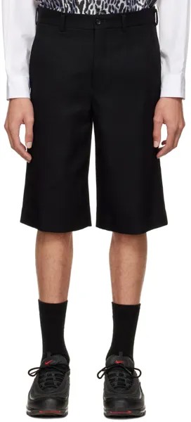 Черные шорты на молнии Comme des Garçons Homme Plus