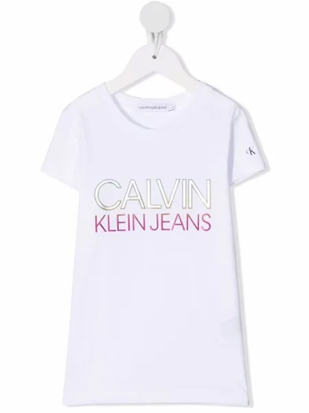 Calvin Klein Kids футболка с логотипом