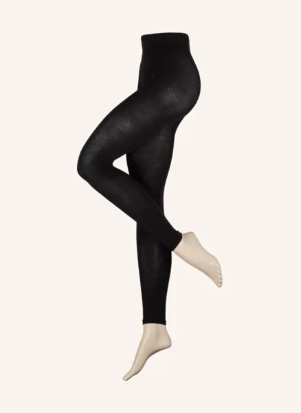 Облегающие леггинсы merino из шерсти мериноса  Wolford, черный