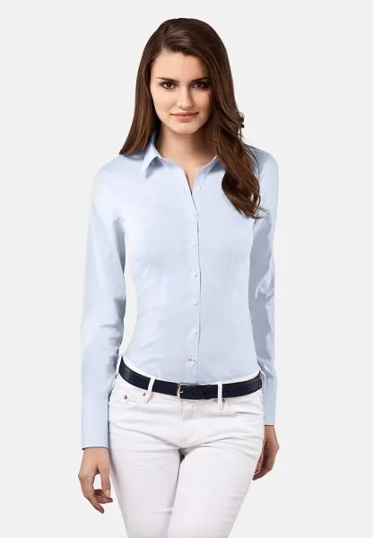 Рубашка Tailliert Stretch Vincenzo Boretti, цвет eisblau