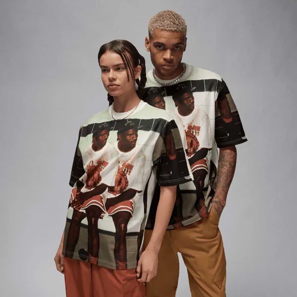 Футболка Flight Heritage 85 T-Shirt Jordan, цвет Beige/Schwarz