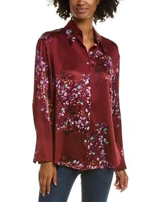 Женская шелковая блузка Vince Forsythia со сборками