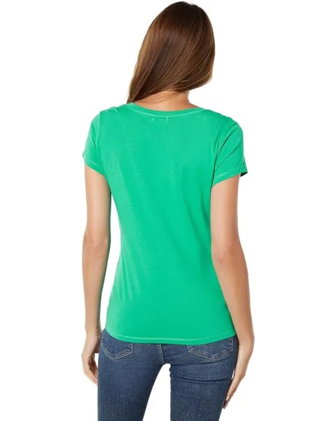 Футболка U.S. POLO ASSN. Iconic V-Neck Tee, цвет Deep Green