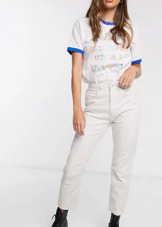Светло-бежевые джинсы в винтажном стиле Reclaimed Vintage The '91-Белый