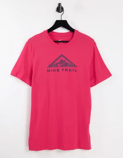 Красная футболка Nike Running Trail-Красный