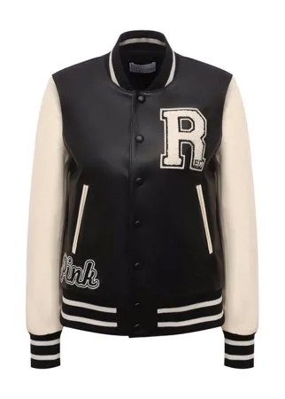 Кожаный бомбер REDVALENTINO