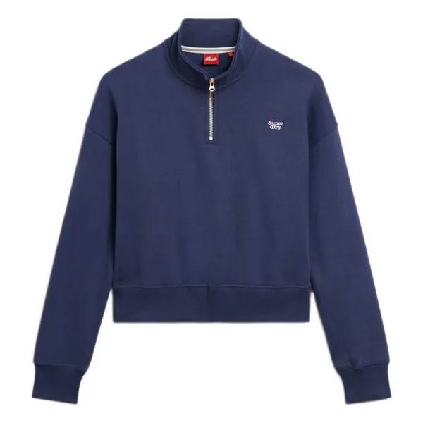 Толстовка Superdry Essential Half Zip, синий