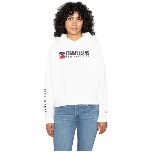Толстовка Tommy Jeans Relaxed Athletic, белый