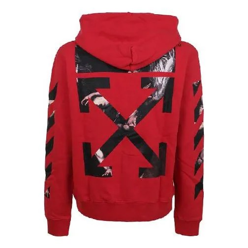 Толстовка Men's OFF-WHITE Painting Red, красный