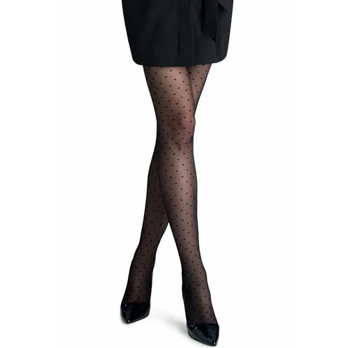 Колготки  Marilyn, 20 den, без шортиков, размер 4, черный