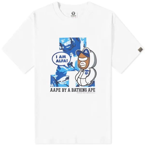 Футболка AAPE Aaper Alfa, белый