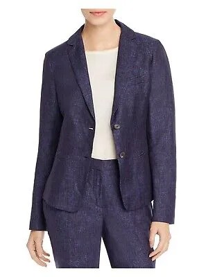 FABIANA FILIPPI Женский темно-синий пиджак с подкладкой и подплечниками с вентиляцией сзади, размер XL