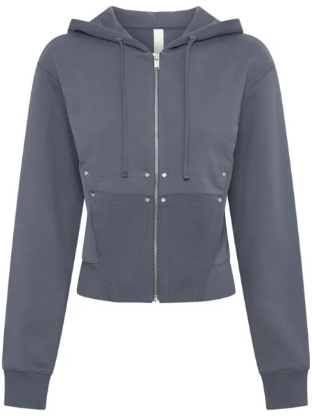Dion Lee худи с корсетной вставкой, серый