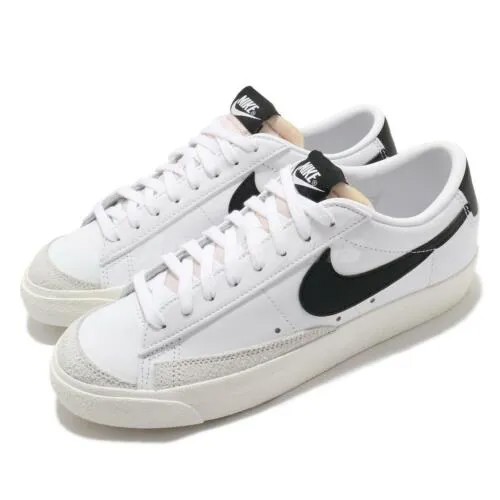 Nike Blazer Low 77 Белый Черный Бежевый Женский Винтаж Повседневный образ жизни DC4769-102