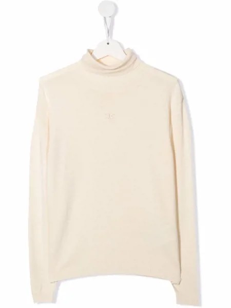 Elisabetta Franchi La Mia Bambina топ с высоким воротником