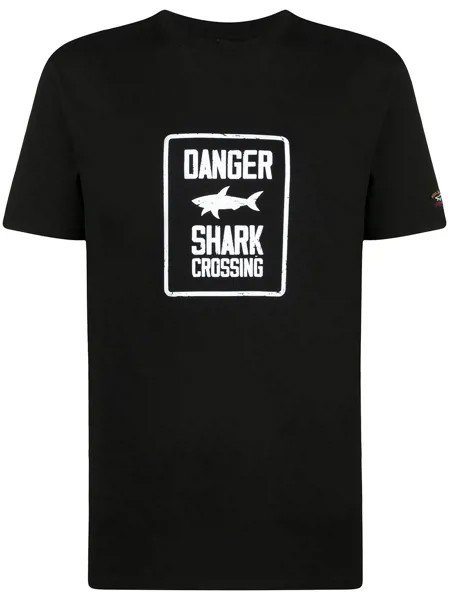 Paul & Shark футболка с графичным принтом и круглым вырезом