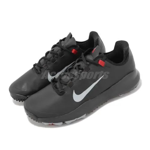 Nike TW 13 W Tiger Woods 2013 Черные университетские красные мужские туфли для гольфа с шипами DR5753-016