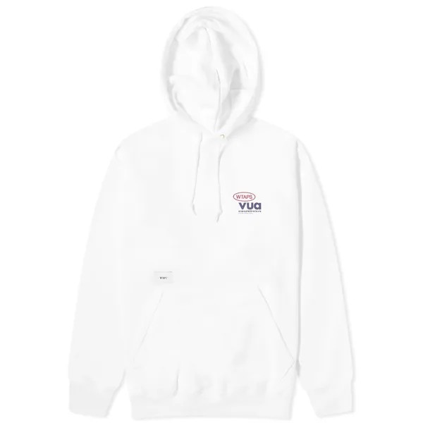 Худи Wtaps 10 Embroided Pullover, белый