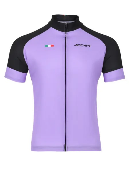 Лонгслив мужской Accapi Short Sleeve Shirt Full Zip M фиолетовый XL
