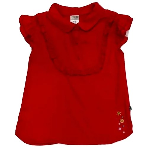 Блузка для девочки (Размер: 80), арт. 121527, цвет Красный