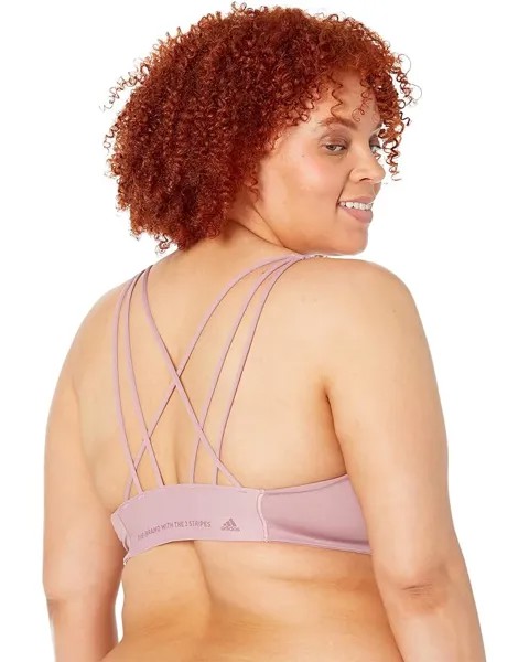 Бюстгальтер Adidas Studio Medium Support Better Level Bra, цвет Magic Mauve