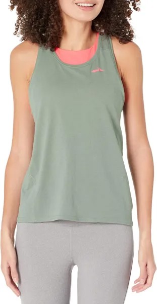 Топ Brooks Distance Tank 2.0, цвет Dark Pebble