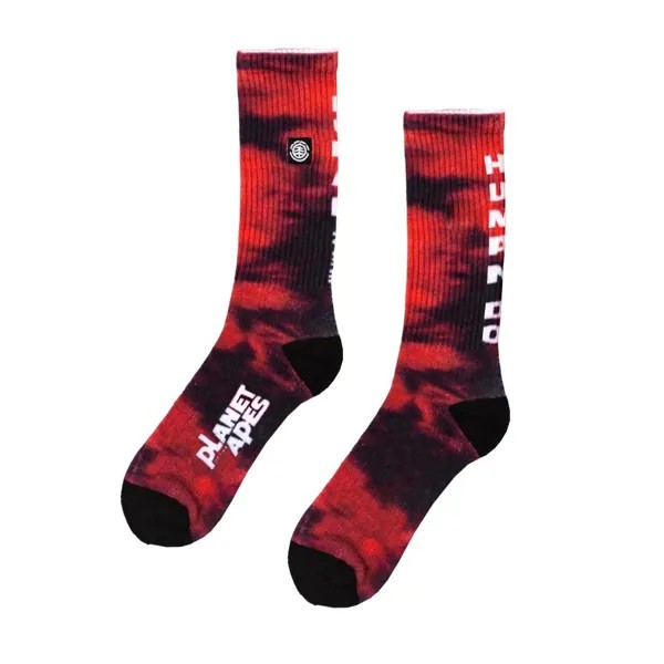 Носки ELEMENT Pota Skate Socks Red Tie Dye 2022