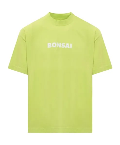 Футболка с круглым вырезом и логотипом Bonsai, зеленый