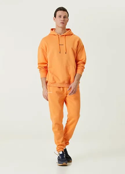 Оранжевые спортивные штаны на кулиске Beord