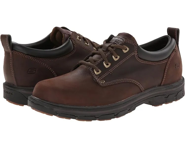 Оксфорды SKECHERS Segment Relaxed Fit, коричневый