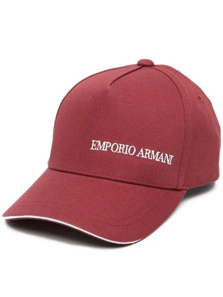 Emporio Armani кепка с вышитым логотипом