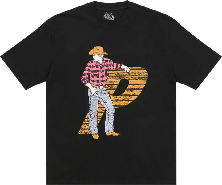 Футболка Palace Saddle Up T-Shirt 'Black', черный
