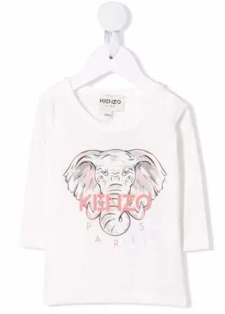 Kenzo Kids футболка Elephant с логотипом