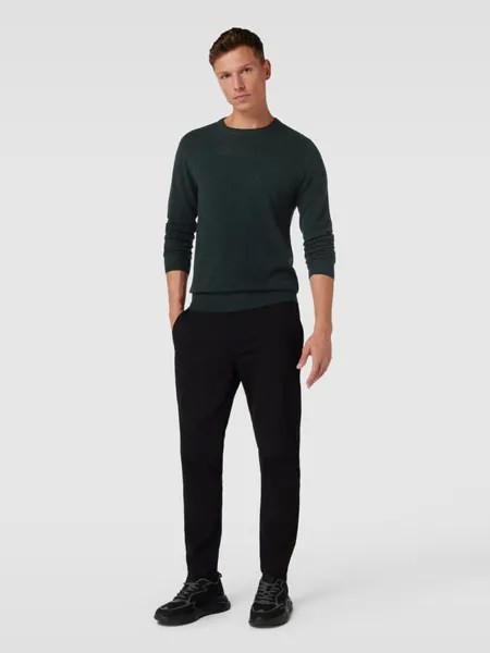 Вязаный свитер в пестрый вид McNeal, темно-зеленый