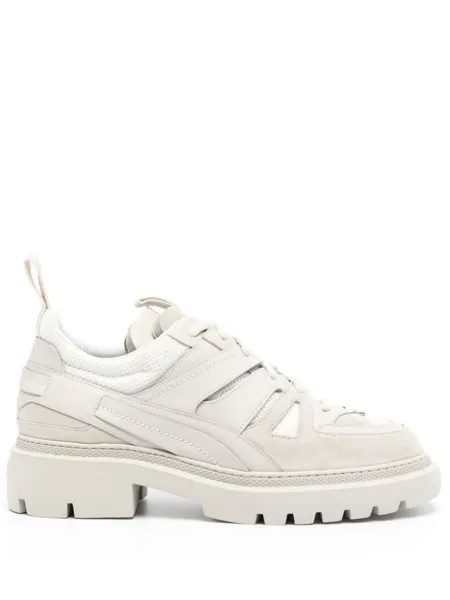 Bally туфли на шнуровке, серый
