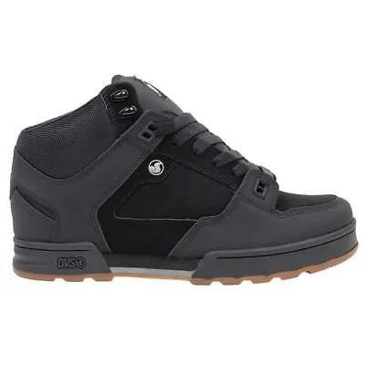 Мужские черные повседневные ботинки DVS Militia Round Toe Skate DVF0000111014