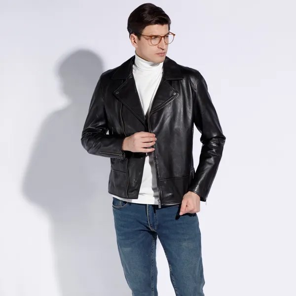 Кожаная куртка Wittchen Stylish leather jacket, man, черный