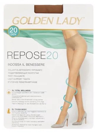 Колготки Golden Lady Repose 20 den, размер 5-XL, melon (бежевый)
