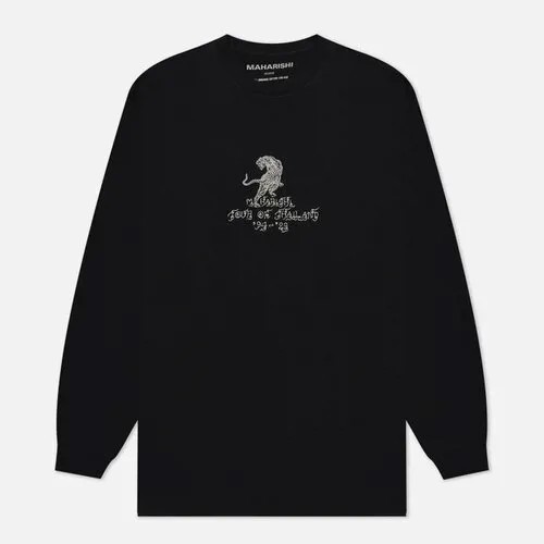Лонгслив Maharishi, хлопок, размер S, черный