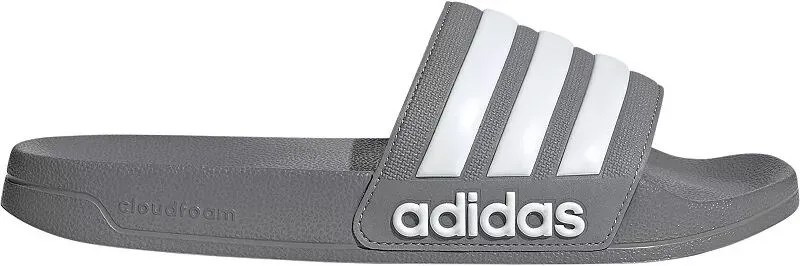 Мужские шлепанцы для душа Adidas Adilette, серый